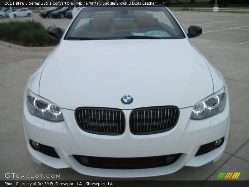 Alpine White / Saddle Brown Dakota Leather 2011 BMW 3 Series 335is Convertible