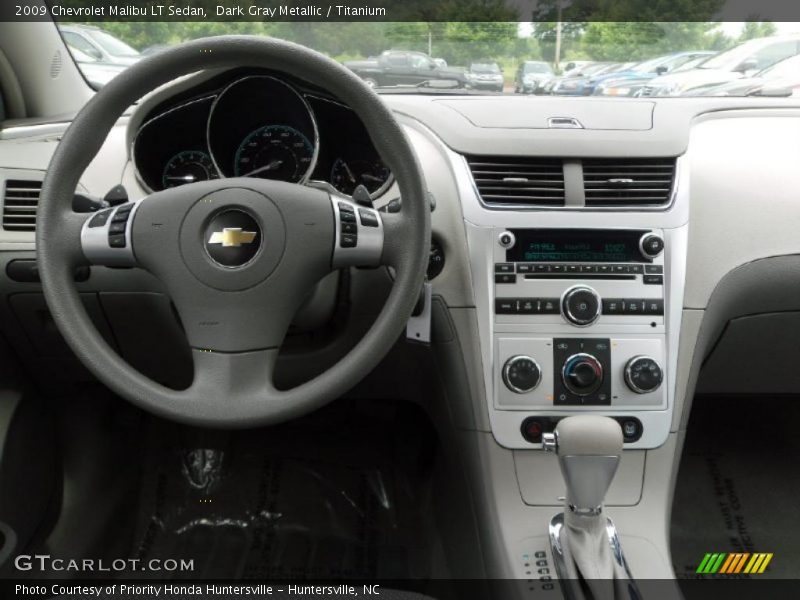 Dark Gray Metallic / Titanium 2009 Chevrolet Malibu LT Sedan