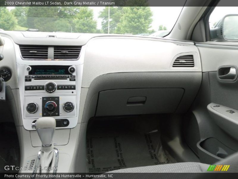 Dark Gray Metallic / Titanium 2009 Chevrolet Malibu LT Sedan