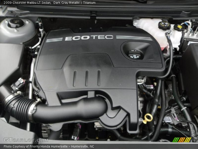 Dark Gray Metallic / Titanium 2009 Chevrolet Malibu LT Sedan