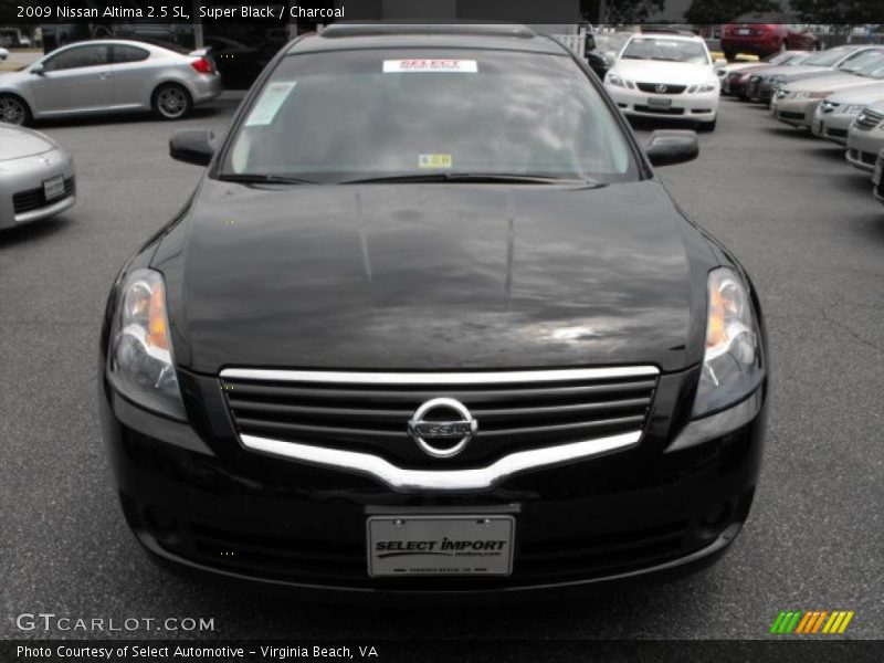 Super Black / Charcoal 2009 Nissan Altima 2.5 SL