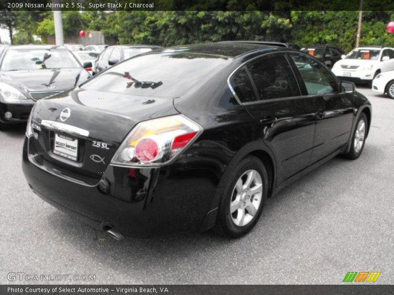 Super Black / Charcoal 2009 Nissan Altima 2.5 SL