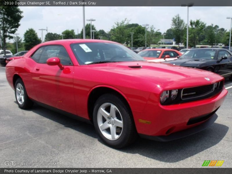 TorRed / Dark Slate Gray 2010 Dodge Challenger SE