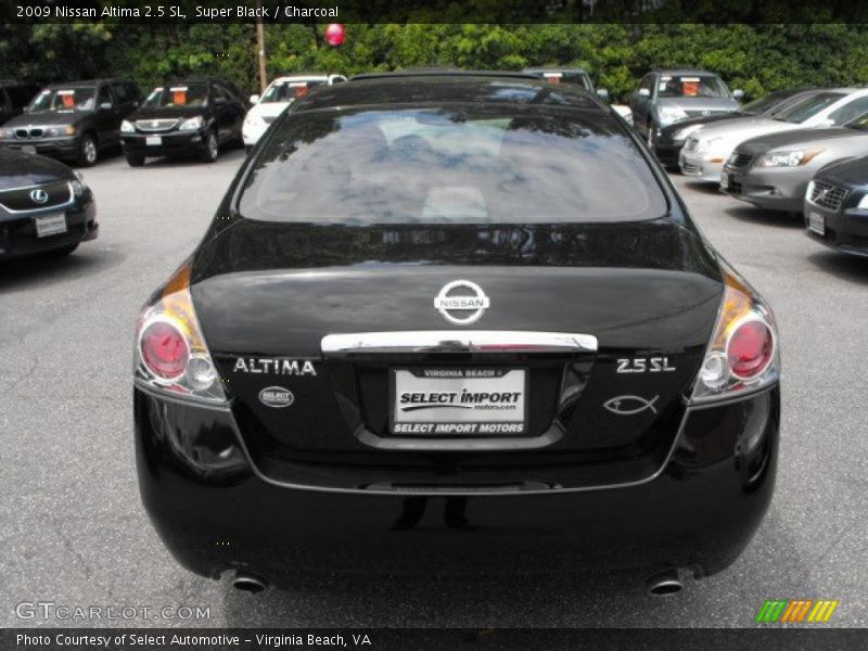 Super Black / Charcoal 2009 Nissan Altima 2.5 SL