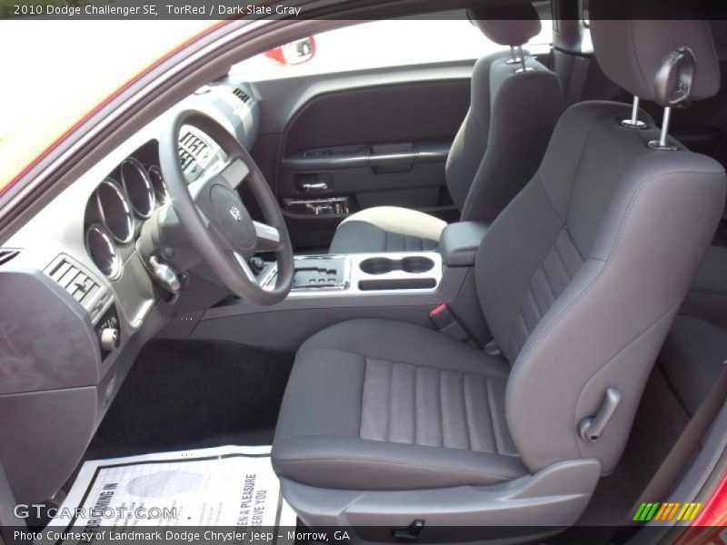 TorRed / Dark Slate Gray 2010 Dodge Challenger SE