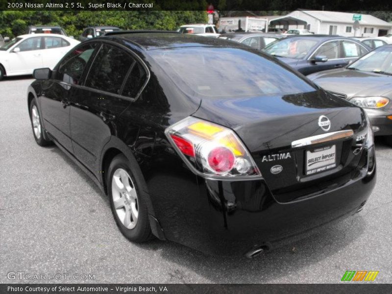 Super Black / Charcoal 2009 Nissan Altima 2.5 SL