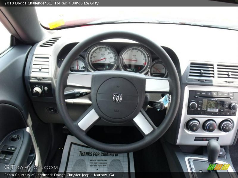 TorRed / Dark Slate Gray 2010 Dodge Challenger SE