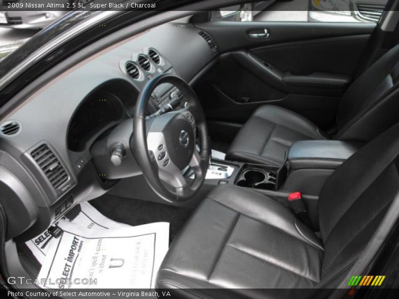 Super Black / Charcoal 2009 Nissan Altima 2.5 SL