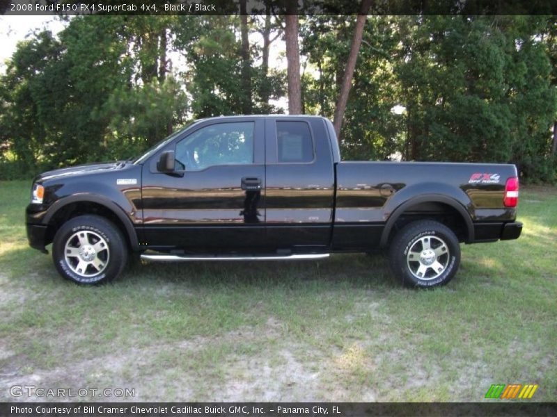 Black / Black 2008 Ford F150 FX4 SuperCab 4x4