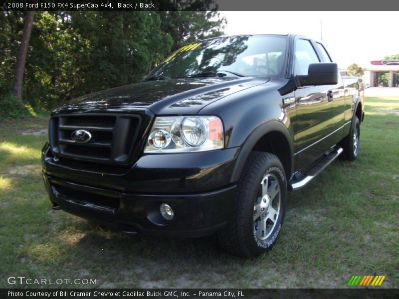 Black / Black 2008 Ford F150 FX4 SuperCab 4x4
