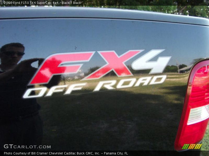 Black / Black 2008 Ford F150 FX4 SuperCab 4x4