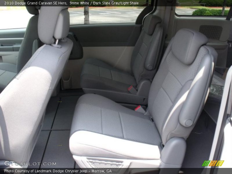 Stone White / Dark Slate Gray/Light Shale 2010 Dodge Grand Caravan SE Hero