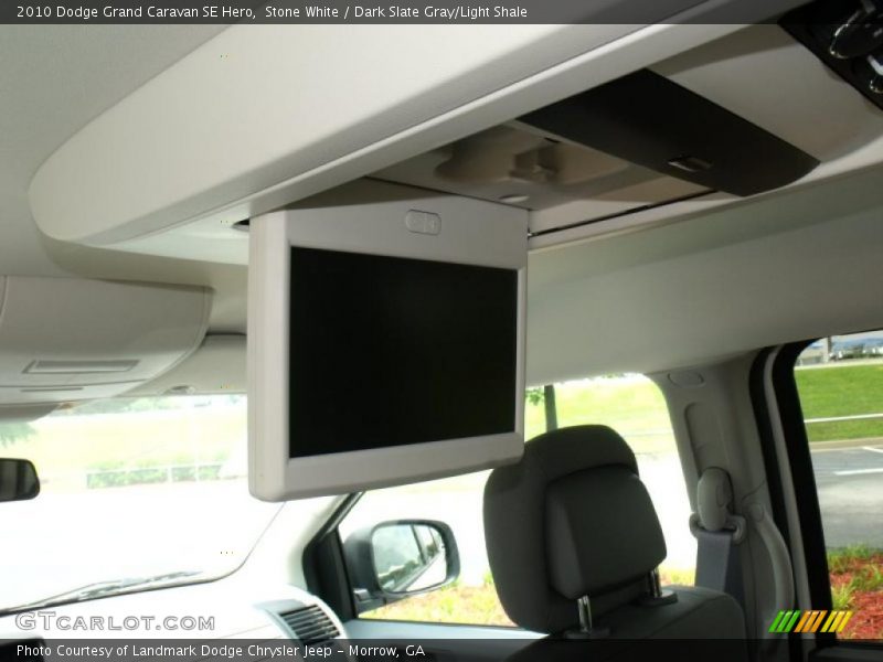 Stone White / Dark Slate Gray/Light Shale 2010 Dodge Grand Caravan SE Hero