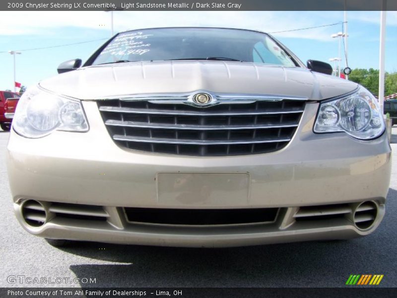 Light Sandstone Metallic / Dark Slate Gray 2009 Chrysler Sebring LX Convertible