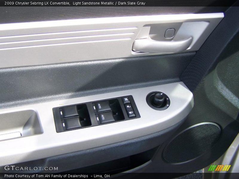 Light Sandstone Metallic / Dark Slate Gray 2009 Chrysler Sebring LX Convertible
