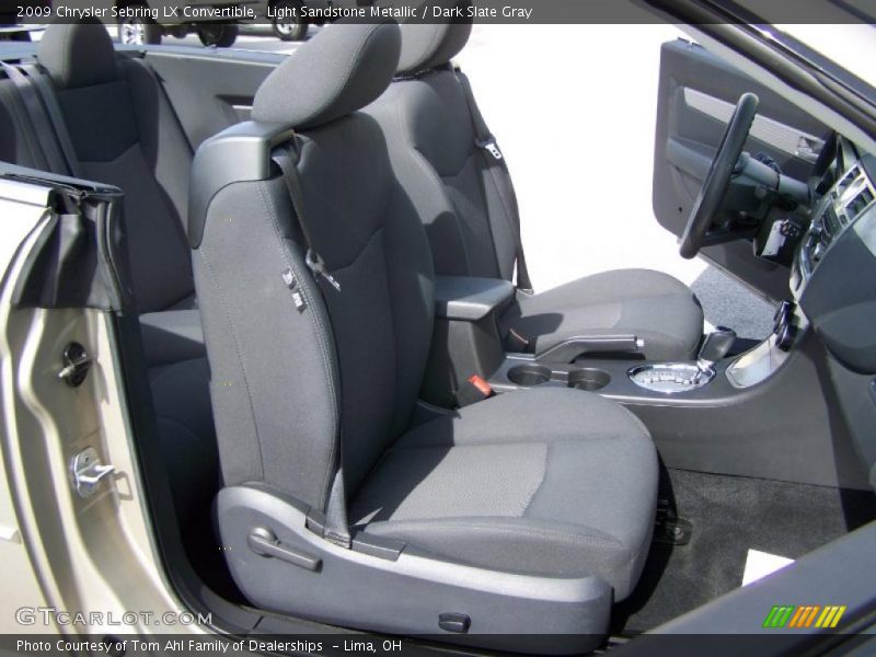 Light Sandstone Metallic / Dark Slate Gray 2009 Chrysler Sebring LX Convertible