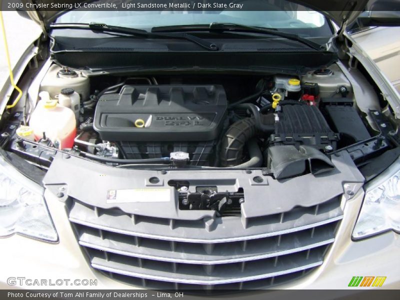 Light Sandstone Metallic / Dark Slate Gray 2009 Chrysler Sebring LX Convertible