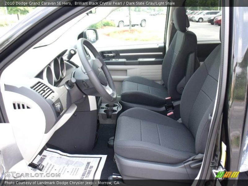 Brilliant Black Crystal Pearl / Dark Slate Gray/Light Shale 2010 Dodge Grand Caravan SE Hero