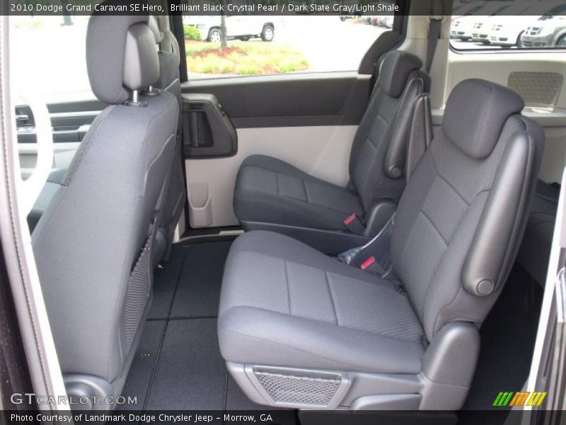 Brilliant Black Crystal Pearl / Dark Slate Gray/Light Shale 2010 Dodge Grand Caravan SE Hero