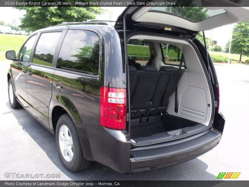 Brilliant Black Crystal Pearl / Dark Slate Gray/Light Shale 2010 Dodge Grand Caravan SE Hero