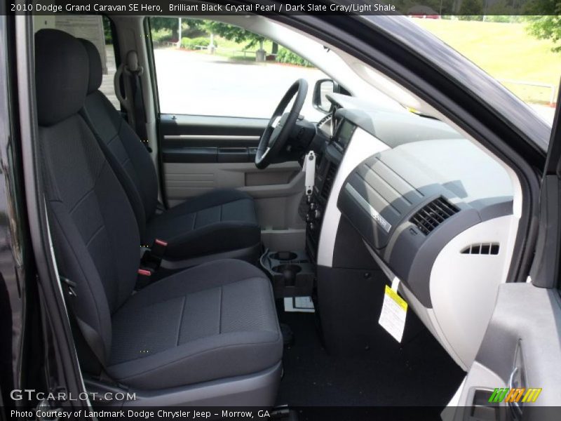 Brilliant Black Crystal Pearl / Dark Slate Gray/Light Shale 2010 Dodge Grand Caravan SE Hero