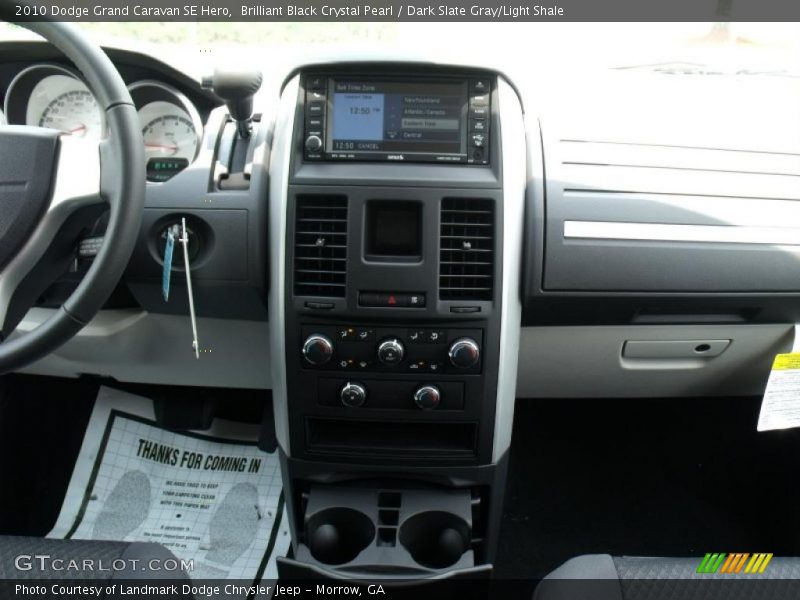 Brilliant Black Crystal Pearl / Dark Slate Gray/Light Shale 2010 Dodge Grand Caravan SE Hero
