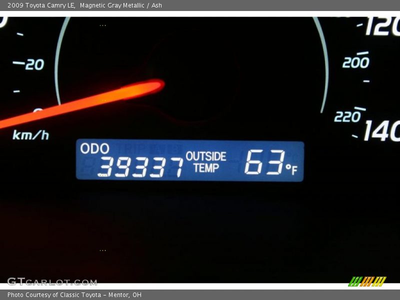 Magnetic Gray Metallic / Ash 2009 Toyota Camry LE