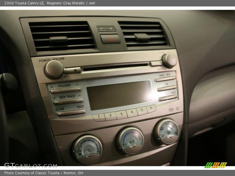 Magnetic Gray Metallic / Ash 2009 Toyota Camry LE