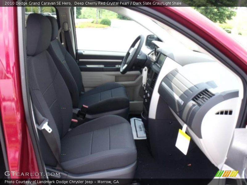 Deep Cherry Red Crystal Pearl / Dark Slate Gray/Light Shale 2010 Dodge Grand Caravan SE Hero
