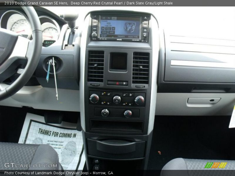 Deep Cherry Red Crystal Pearl / Dark Slate Gray/Light Shale 2010 Dodge Grand Caravan SE Hero