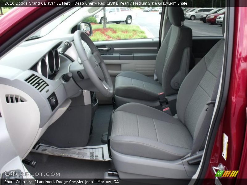 Deep Cherry Red Crystal Pearl / Medium Slate Gray/Light Shale 2010 Dodge Grand Caravan SE Hero