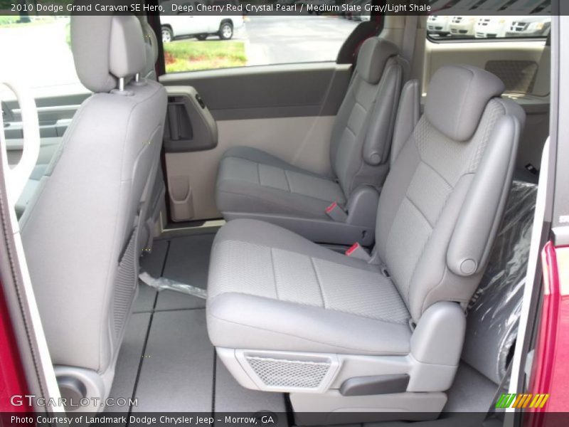 Deep Cherry Red Crystal Pearl / Medium Slate Gray/Light Shale 2010 Dodge Grand Caravan SE Hero