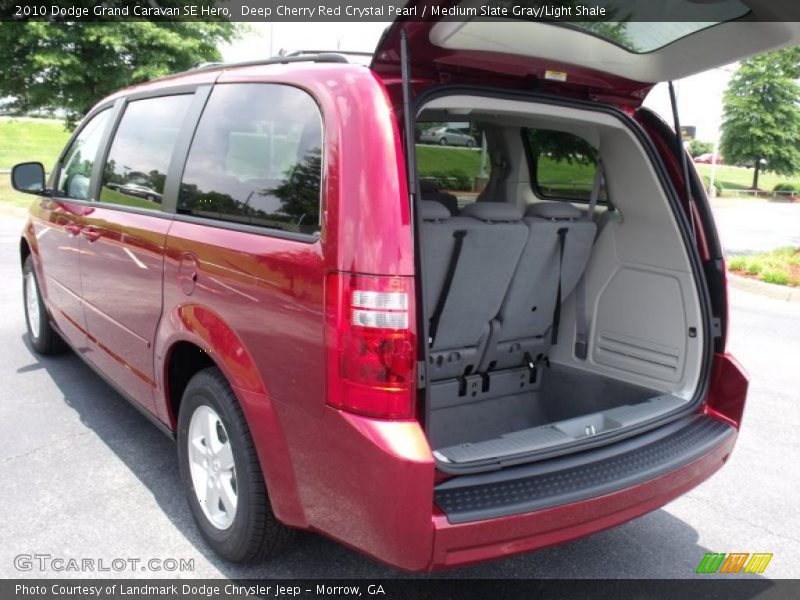 Deep Cherry Red Crystal Pearl / Medium Slate Gray/Light Shale 2010 Dodge Grand Caravan SE Hero