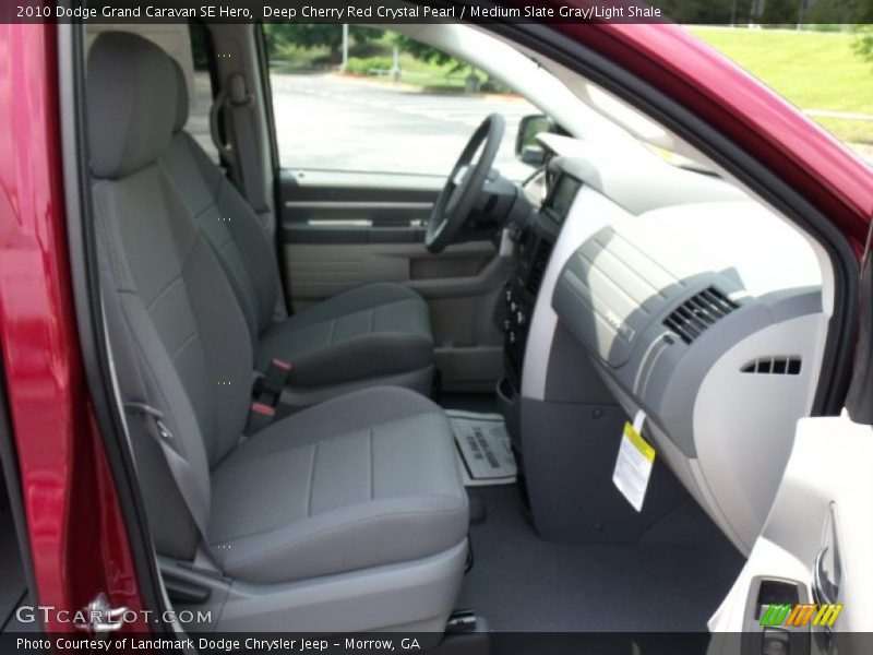 Deep Cherry Red Crystal Pearl / Medium Slate Gray/Light Shale 2010 Dodge Grand Caravan SE Hero
