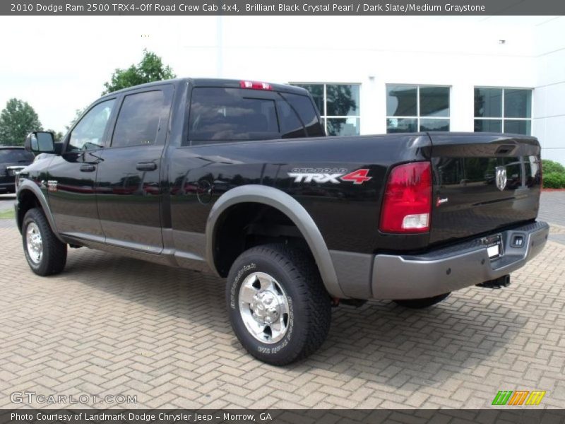 Brilliant Black Crystal Pearl / Dark Slate/Medium Graystone 2010 Dodge Ram 2500 TRX4-Off Road Crew Cab 4x4