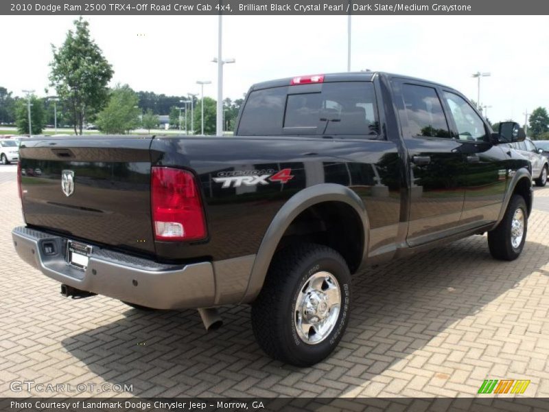 Brilliant Black Crystal Pearl / Dark Slate/Medium Graystone 2010 Dodge Ram 2500 TRX4-Off Road Crew Cab 4x4