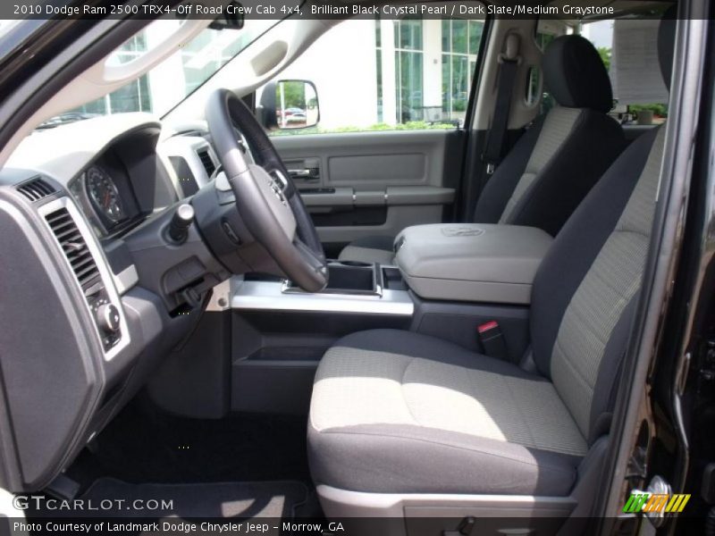 Brilliant Black Crystal Pearl / Dark Slate/Medium Graystone 2010 Dodge Ram 2500 TRX4-Off Road Crew Cab 4x4