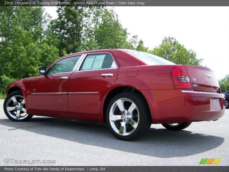 Inferno Red Crystal Pearl / Dark Slate Gray 2008 Chrysler 300 Touring DUB Edition