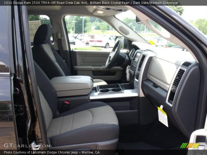 Brilliant Black Crystal Pearl / Dark Slate/Medium Graystone 2010 Dodge Ram 2500 TRX4-Off Road Crew Cab 4x4