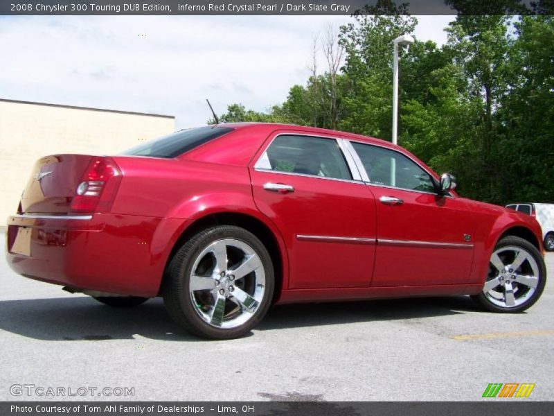 Inferno Red Crystal Pearl / Dark Slate Gray 2008 Chrysler 300 Touring DUB Edition