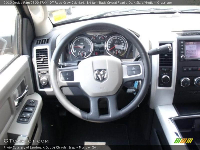 Brilliant Black Crystal Pearl / Dark Slate/Medium Graystone 2010 Dodge Ram 2500 TRX4-Off Road Crew Cab 4x4