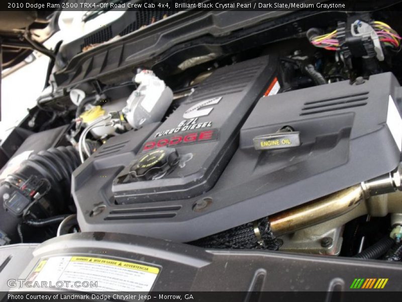 Brilliant Black Crystal Pearl / Dark Slate/Medium Graystone 2010 Dodge Ram 2500 TRX4-Off Road Crew Cab 4x4