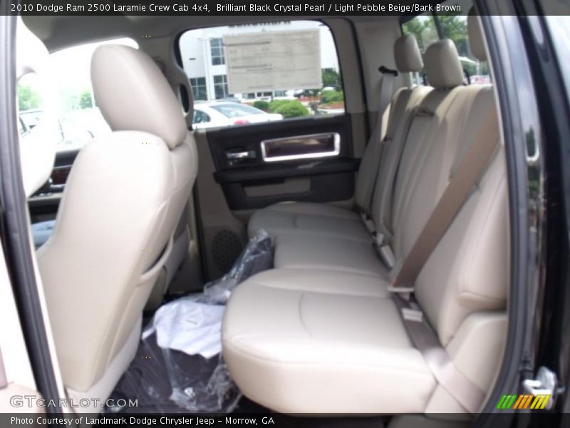 Brilliant Black Crystal Pearl / Light Pebble Beige/Bark Brown 2010 Dodge Ram 2500 Laramie Crew Cab 4x4