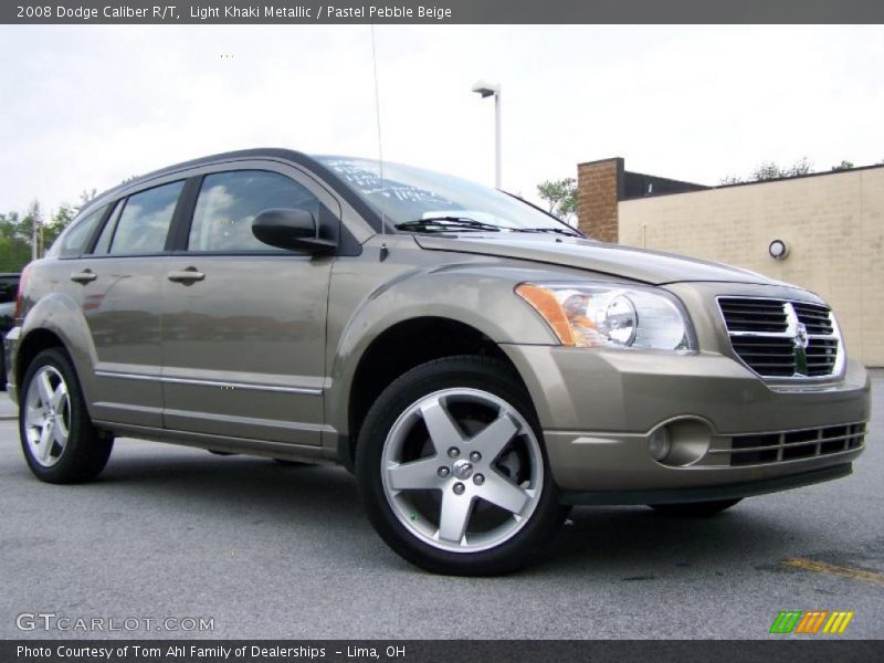 Light Khaki Metallic / Pastel Pebble Beige 2008 Dodge Caliber R/T