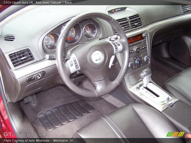 Red Jewel Tintcoat / Black 2009 Saturn Aura XR