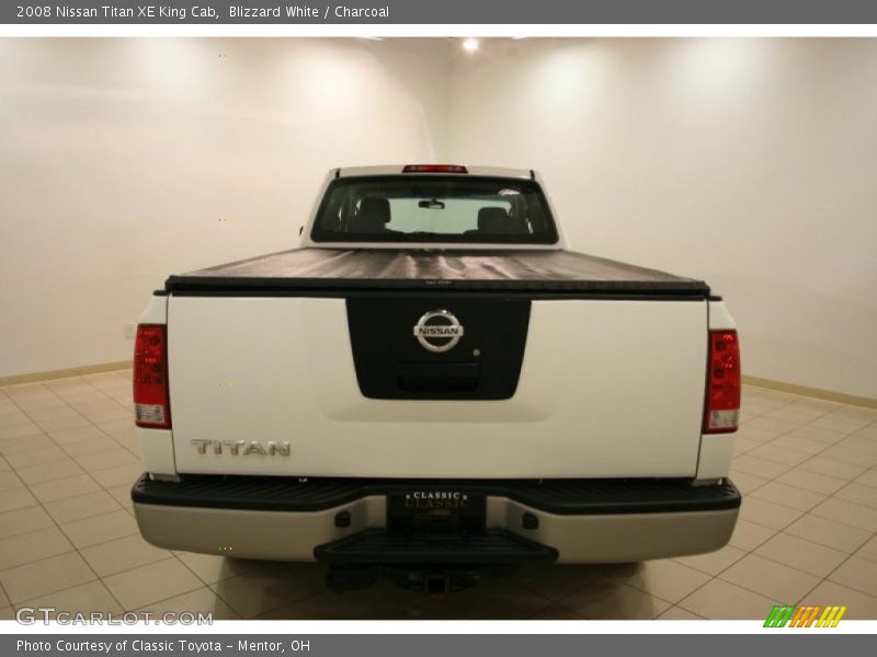 Blizzard White / Charcoal 2008 Nissan Titan XE King Cab