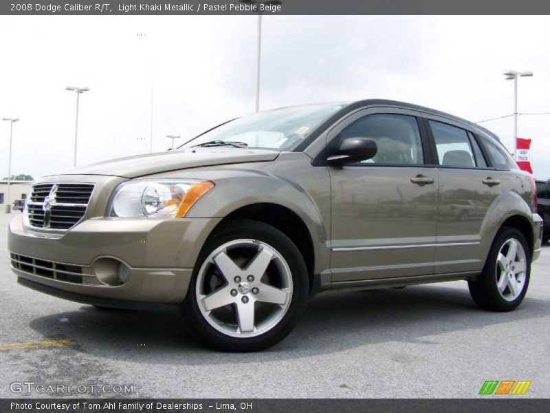 Light Khaki Metallic / Pastel Pebble Beige 2008 Dodge Caliber R/T