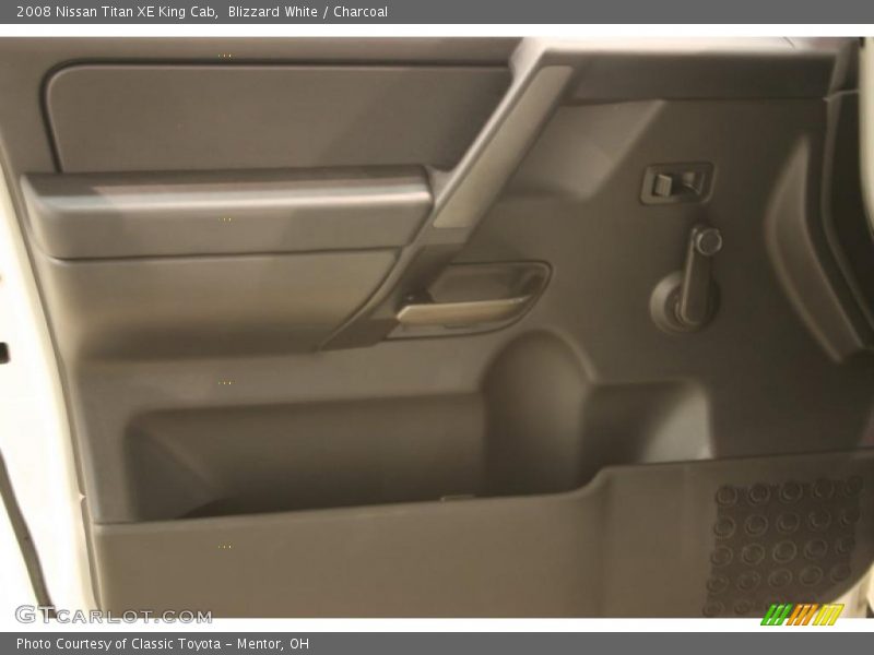 Blizzard White / Charcoal 2008 Nissan Titan XE King Cab