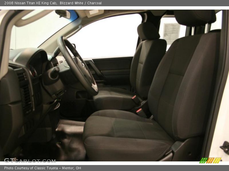 Blizzard White / Charcoal 2008 Nissan Titan XE King Cab