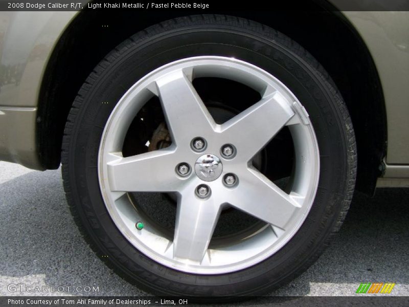 Light Khaki Metallic / Pastel Pebble Beige 2008 Dodge Caliber R/T